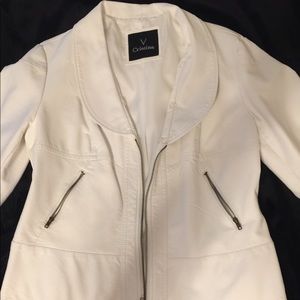 V Cristina faux leather Jacket